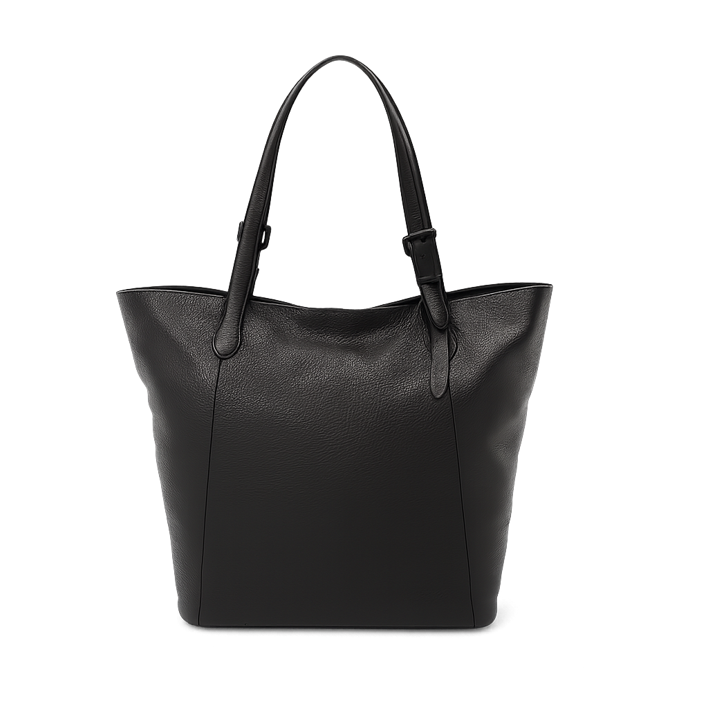 SHRINK LEATHER VERTICAL TOTE BAG / RAIROA SERIES – fetia-jp