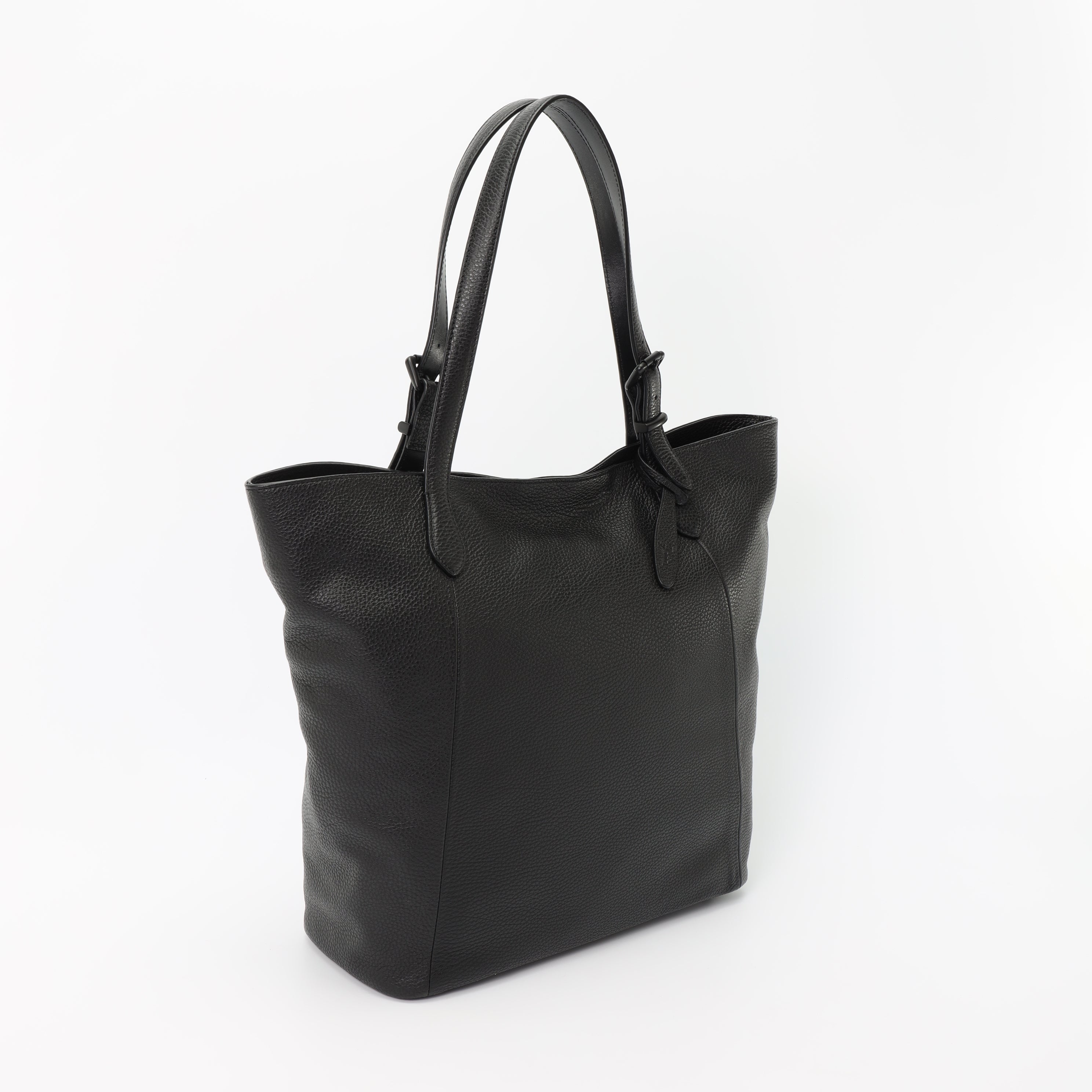 SHRINK LEATHER VERTICAL TOTE BAG / RAIROA SERIES – fetia-jp