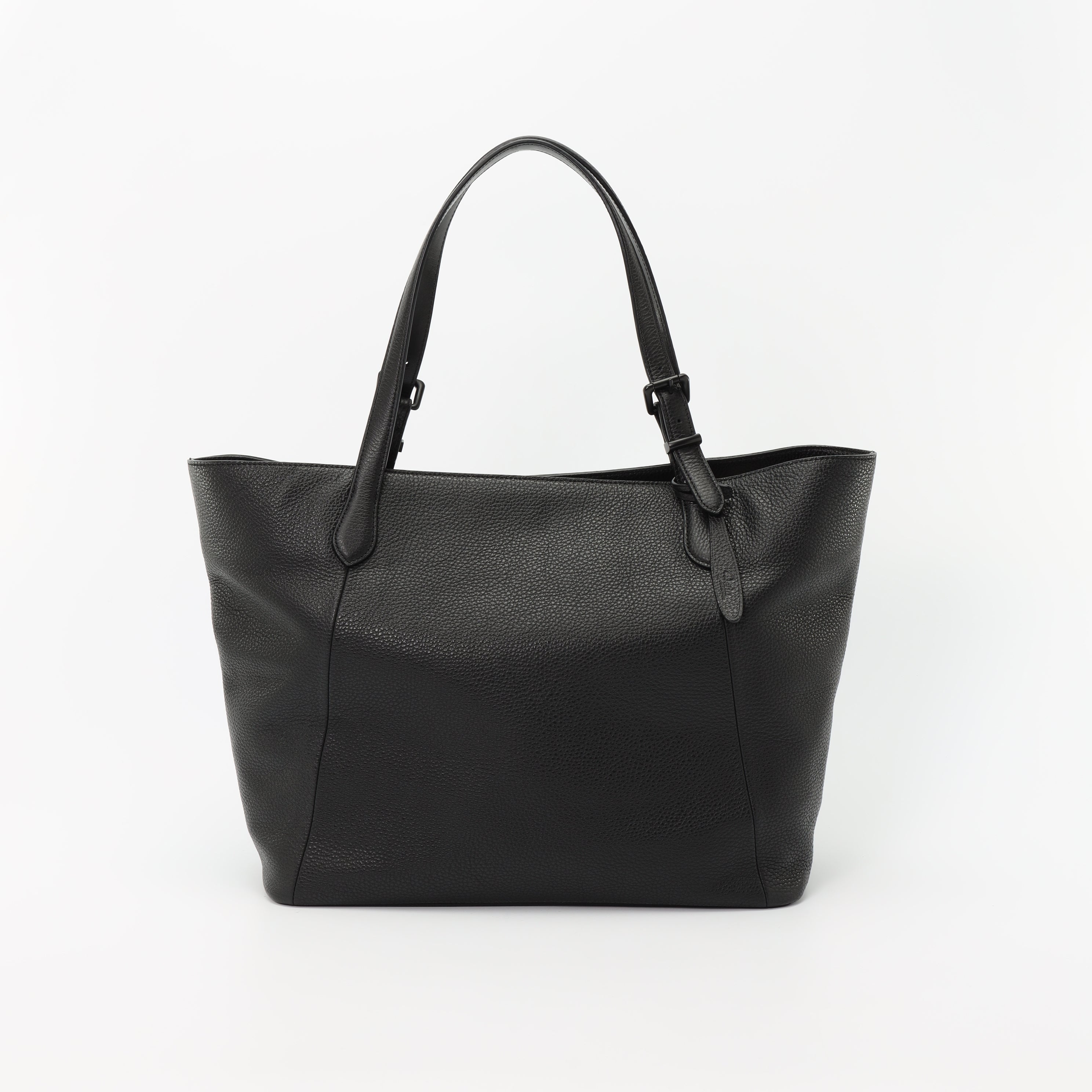 SHRINK LEATHER HORIZONTAL TOTE BAG / RAIROA SERIES